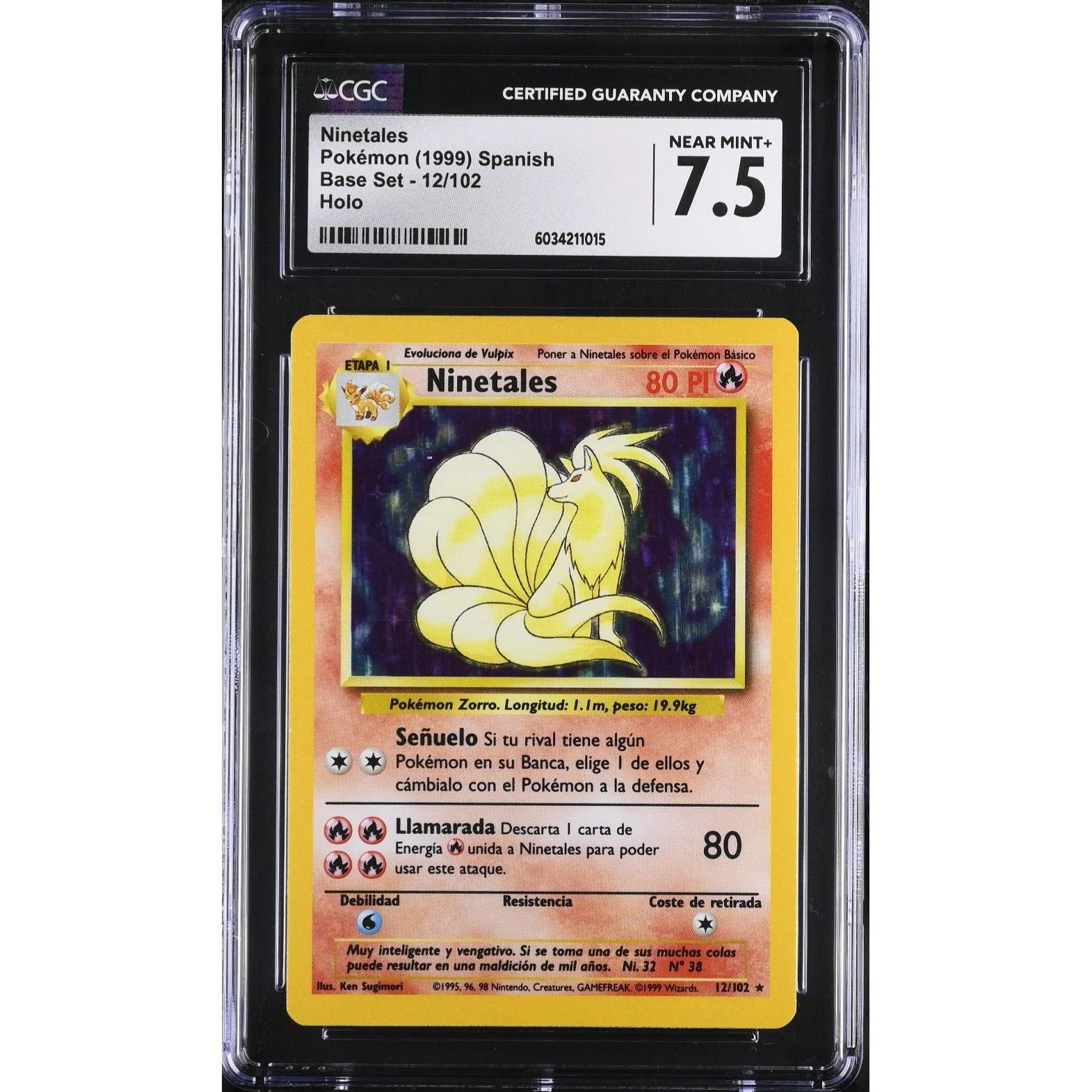 Ninetales (BS 12) Base Set Español