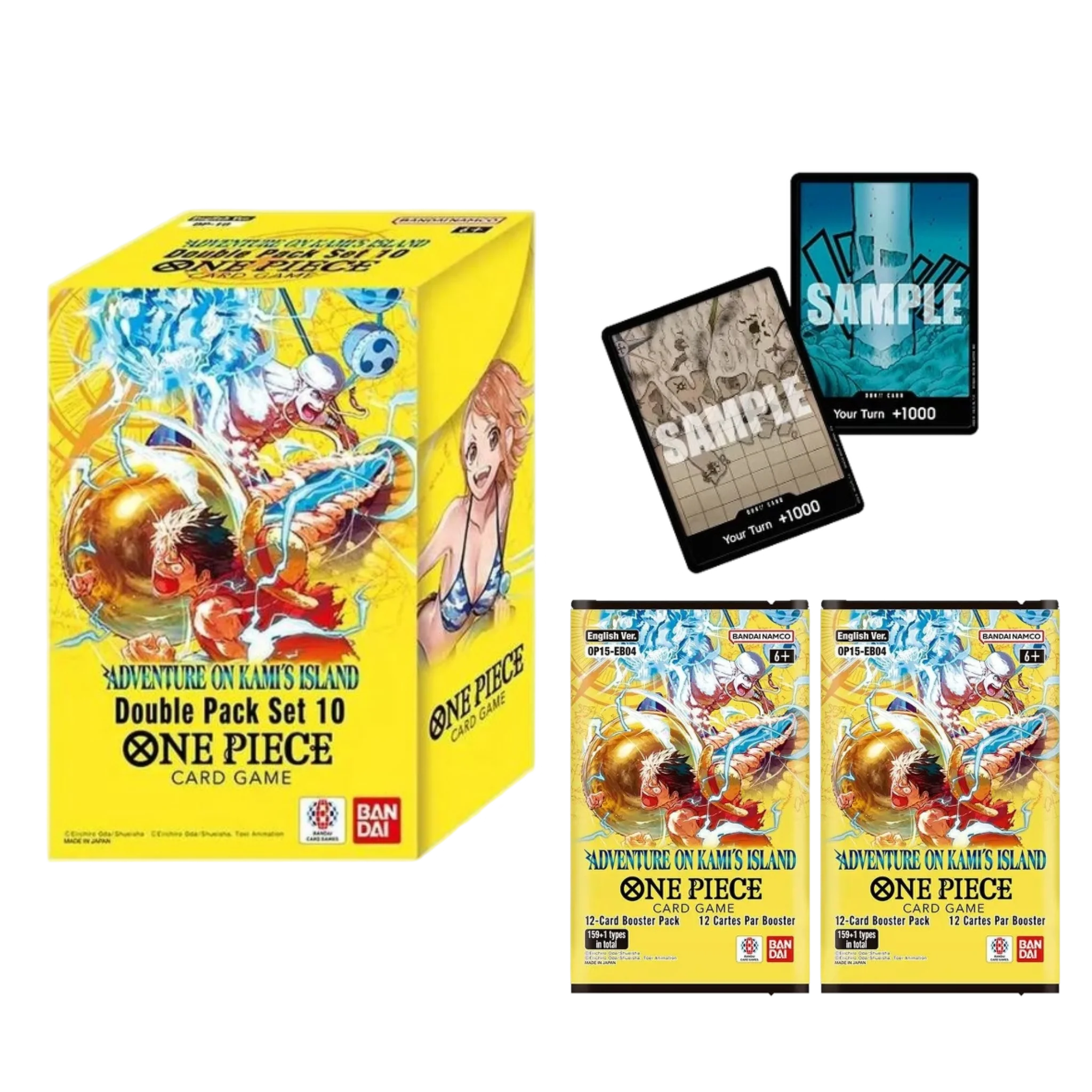 One Piece | OP15 Double Pack Set DP-10 Adventure on KAMI’s Island - Image 2