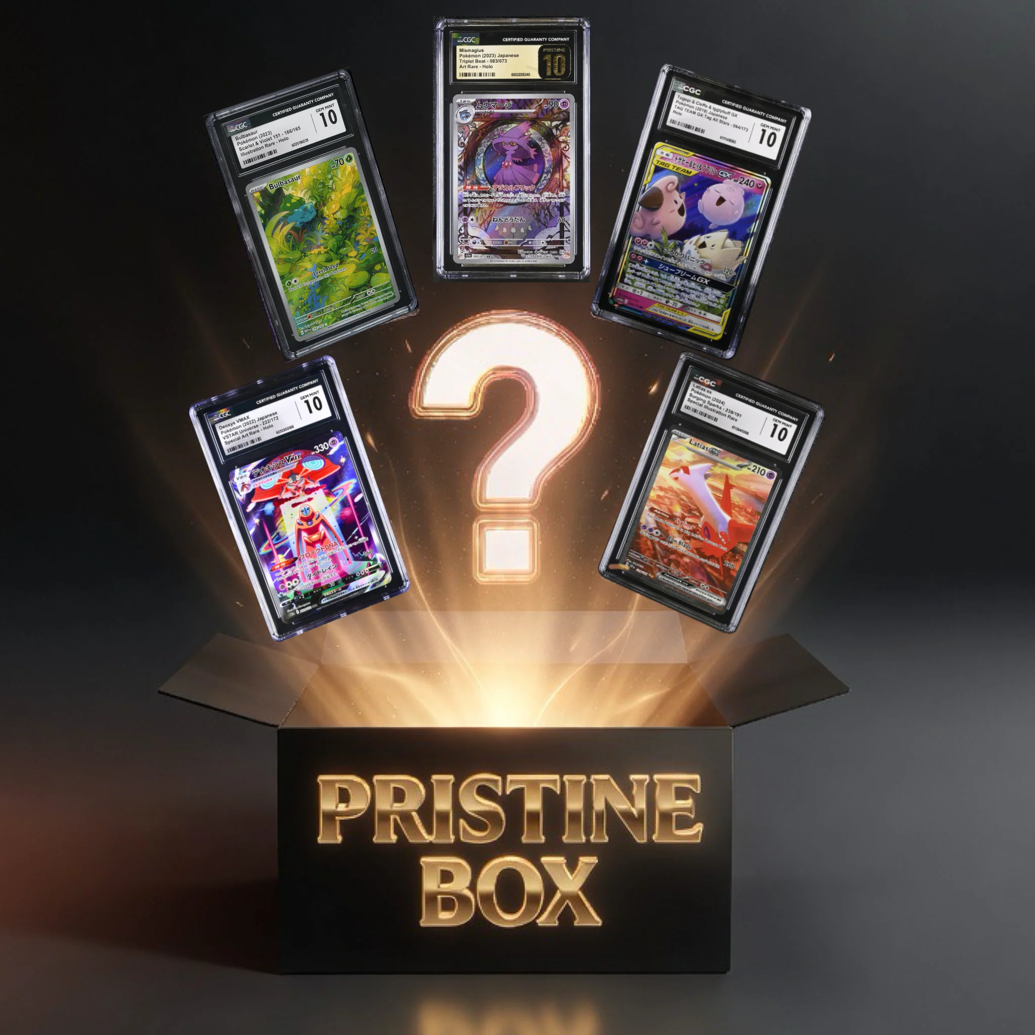 PRISTINE BOX | 5 CGC 10 con Pristine Asegurado
