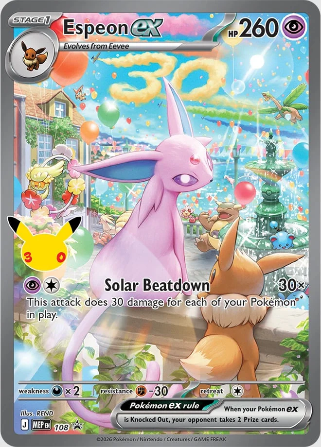 Ultra Premium Espeon Celebraciones 30 Aniversario | Celebrations 30th - Image 3