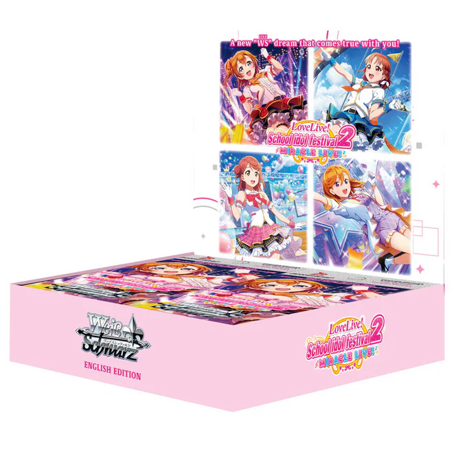 Weiß Schwarz | Booster Box 16 Sobre de Love Live School idol festival 2 MIRACLE LIVE!